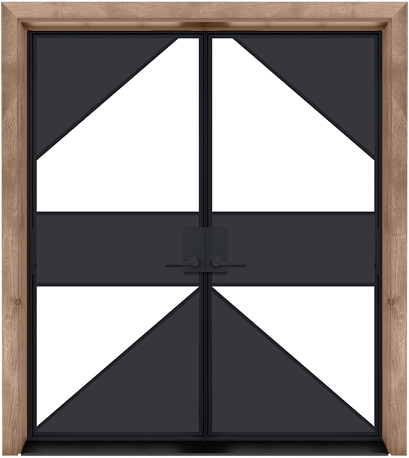 Swell Exterior Double Door Rustica